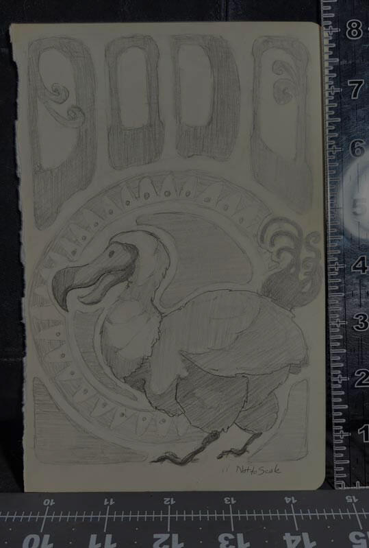 Dodo 8&quot;x5&quot; $100 SOLD