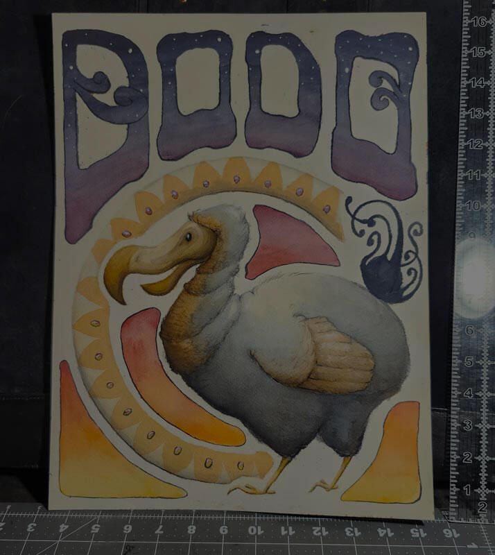 Dodo 16&quot;x12&quot; $1,250 SOLD