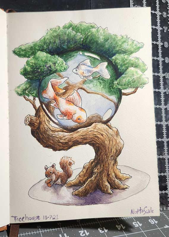 Treehouse 10&quot;x7&quot; $625 $550