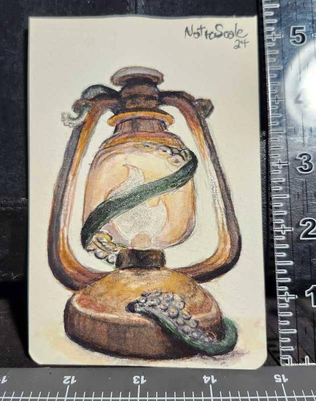 tenta-lantern 5.5&quot;x3.5&quot; $100